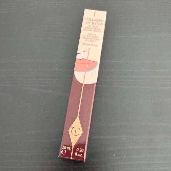 Charlotte Tilbury PEACHY PLUMP Collagen Lip Bath Lip Gloss - Picture 8 of 16